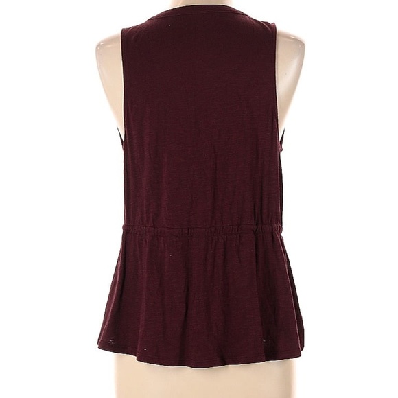Banana Republic Burgundy Sleeveless Top - Picture 5 of 5